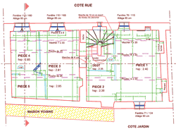 Plan du 1er tage