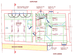 Plan du Rez de chaussez